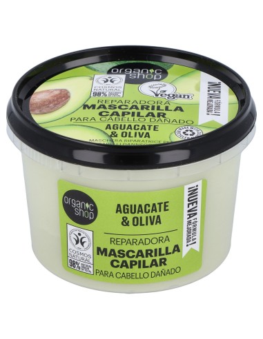Organic Shop Mascarilla Capilar Reparador Miel Aguacate 250Ml