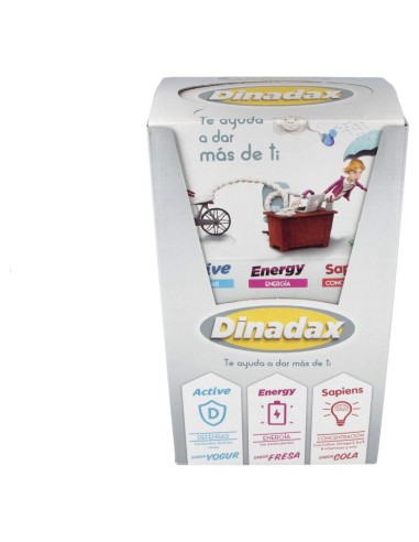Dinadax Active (Yogur) Expositor 60Barritas