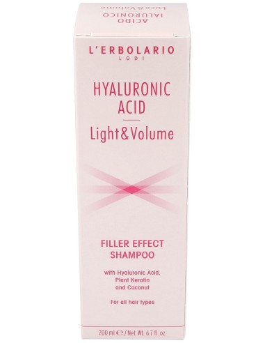 L'Erbolario Champô Ácido Hialurónico Luce&Volume 200Ml