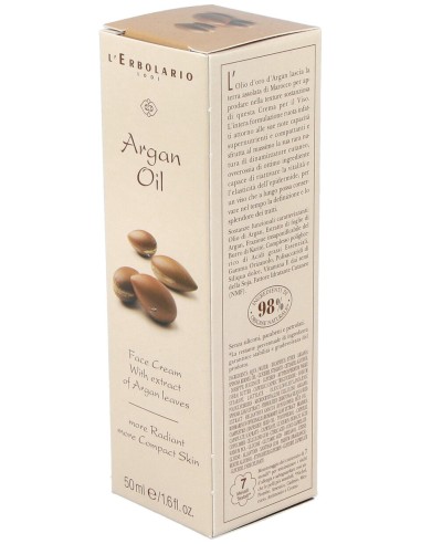 L'Erbolario Crema Facial Aceite De Argán 50Ml