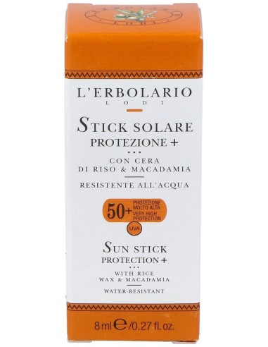 L'Erbolario Stick Proteccion Solar Facial Spf50+ 8Ml
