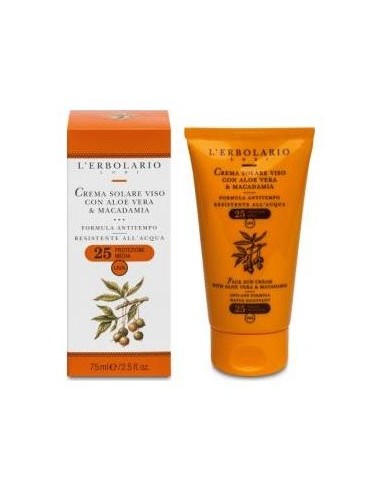 Solar Crema Facial Aloe Y Macadamia 75Ml.