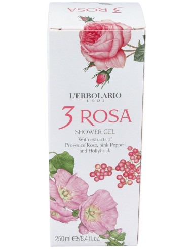3 Rosas Gel De Baño 250Ml.