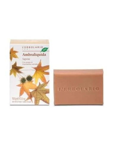 L'Erbolario Ambraliquida Jabon Perfumado Pastilla 100G