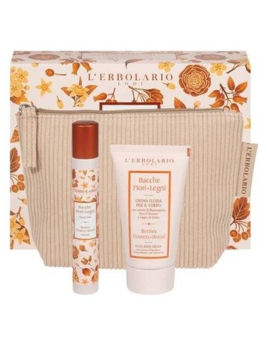 L'Erbolario Bayas Flores Set Naranjo Perfume 15Ml Crema + Cuerpo 75Ml