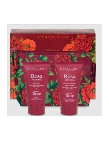 L'Erbolario Rosa Purpurea Fabulosa Set Gel Baño 75Ml + Crema 75Ml