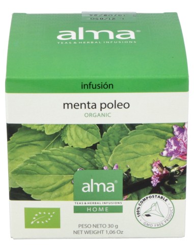 Menta Poleo Infusion 15Piramides. Eco Vegan