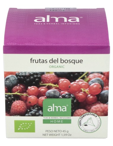 Frutas Del Bosque Infusion 15Piramides.Eco Vegan