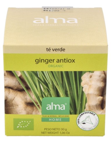 Te Verde Ginger Antiox Infusion 15Piramides.Eco