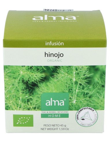 Alma Home Hinojo Infusion Eco Vegan 15 Sobres