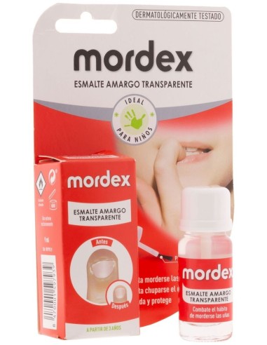 Mordex Plus Esmalte Extra Amargo Transparente 9Ml.