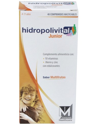 Hidropolivital Junior 40 Comprimidos Masticables