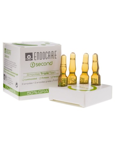 Endocare 1 Second Triple Efecto Flash 4 Ampollas X 1Ml