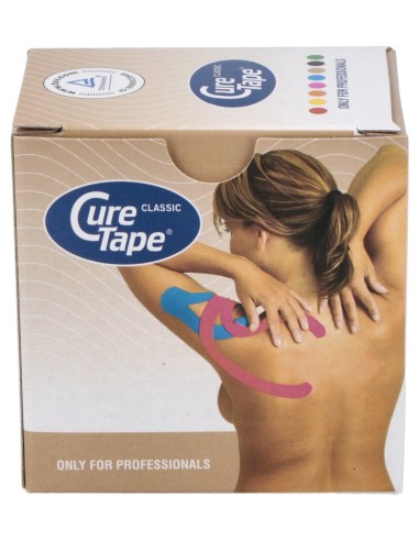 Cure Tape Natural Vendaje Neuromuscular 2_5Cmx5M 2Uds