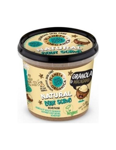 Planeta Orgánica Body Scrub Granola Y Macadamia Nut 360Ml