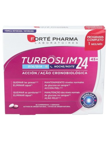 Forté Pharma Turboslim 24 45+ Día Y Noche 56Comp