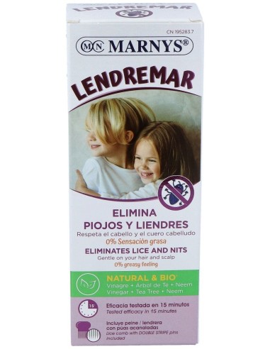 Marnys Lendremar Spary 100Ml + Lendrera Púas Acanaladas