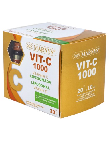 Marnys Vit-C 1000 Vitamina C Liposomada 20 Viales