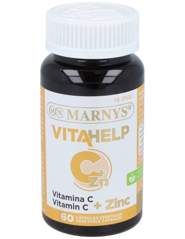 Marnys Vitamina C + Zinc Línea Vitahelp 60Caps