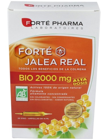Forté Pharma Jalea Real 2000Mg 20 Viales