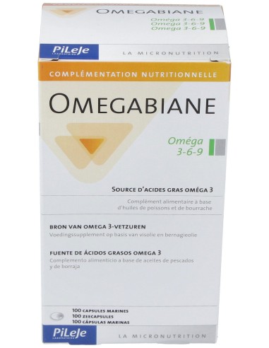 Pileje Omegabiane Capelanbourrache 100 Capsules