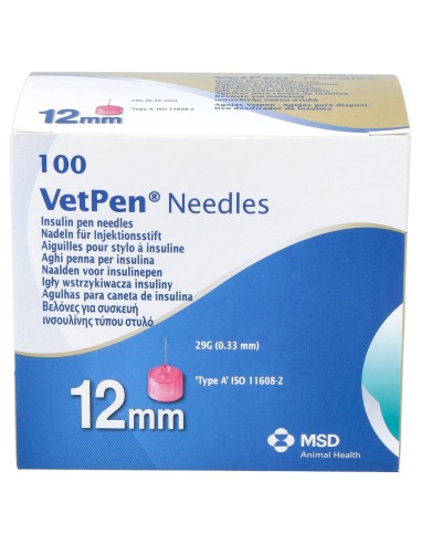 Vetpen Needles 12Mm 100/Box 449 (Ndr)