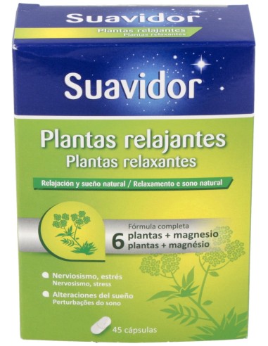 Suavidor Plantas Relajantes 45Cap.