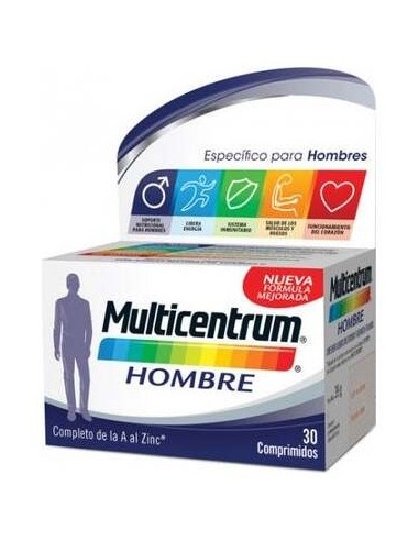 Multicentrum Hombre 30 Comprimidos.