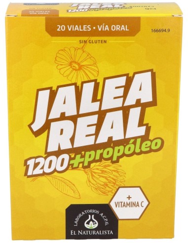 El Naturalista Jalea Real Con Propóleo 20 Viales