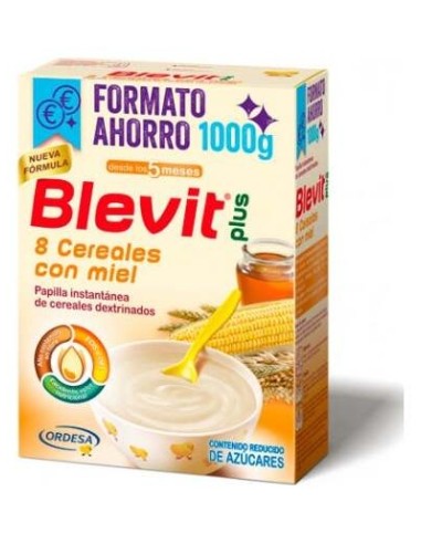 Blevit Plus 8 Cereales Con Miel 1000Gr.