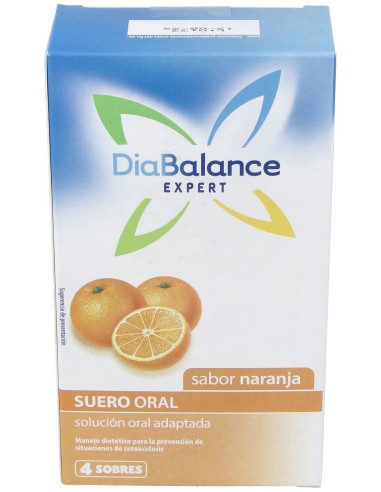 Diabalance Expert Suero Oral Naranja 4 Sobres