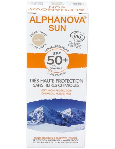 Solar Facial Spf50+ Color Hipoalergenico 50Gr. Bio