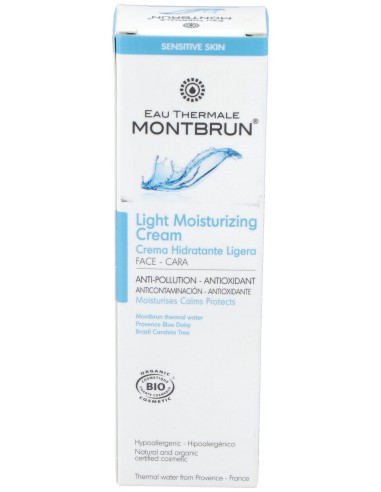 Montbrun Crema Hidratante Ligera Con Agua Termal 50Ml