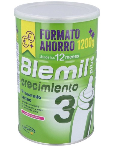 Blemil Plus 3 Crecimiento Formato Ahorro 1200Gr.