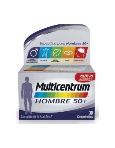 Multicentrum Hombre Select 50+ 30Comp.