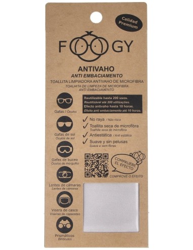 Foogy Microfibra Antivaho Para Gafas 1Ud