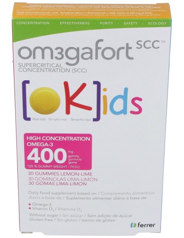 Omegafort Okids 30 Pastillas