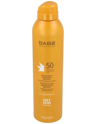 Babe Fotoprotector Transparente Wet Skin Spf50 200Ml
