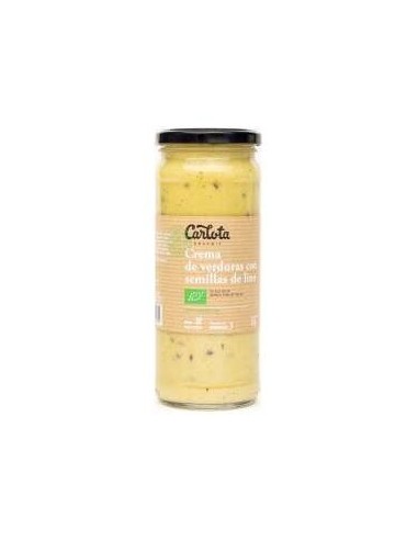 Carlota Organic Crema De Verduras Con Semillas De Lino 450Ml