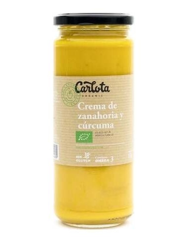 Crema De Zanahoria Y Curcuma 450Gr. Eco Sg Vegan