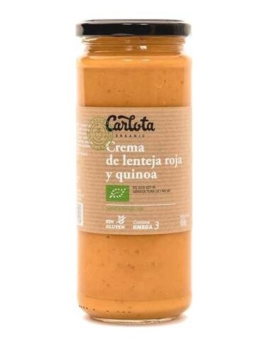 Crema De Lenteja Roja Y Quinoa 450Gr. Eco Sg Vegan