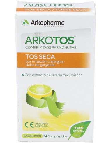 Arkotos Tos Seca Sabor Limón 24Comp