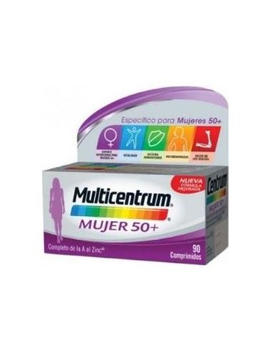 Multicentrum Mujer Select 50+ 90Comp.