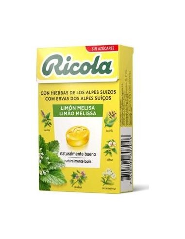 Ricola Limón Caramelos Sin Azúcar 50G