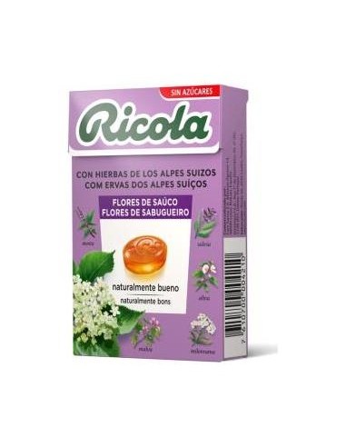 Ricola Flor De Saúco Caramelos Sin Azúcar 50G