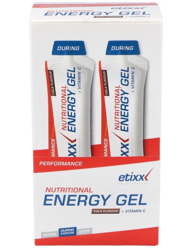 Etixx Nutritional Energy Gel Cola 12Uds