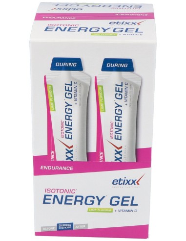 Etixx Isotonic Energy Gel Sabor Lima 12Ud.