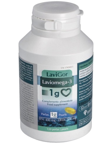 Lavigor Omega 3 Perlas De Aceite De Pescado  1 G 120 Caps