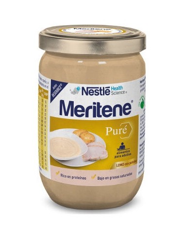 Meritene Pure Lomo Con Patatas Pack 6X300Gr.