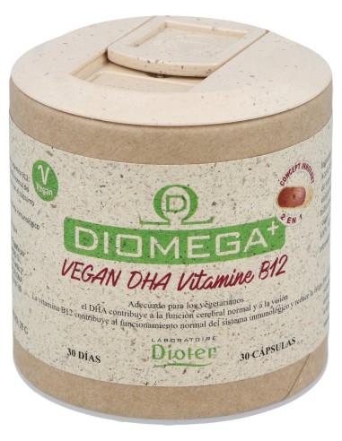 Dioter Diomega Vegan Dha+ Vit B12 30Caps
